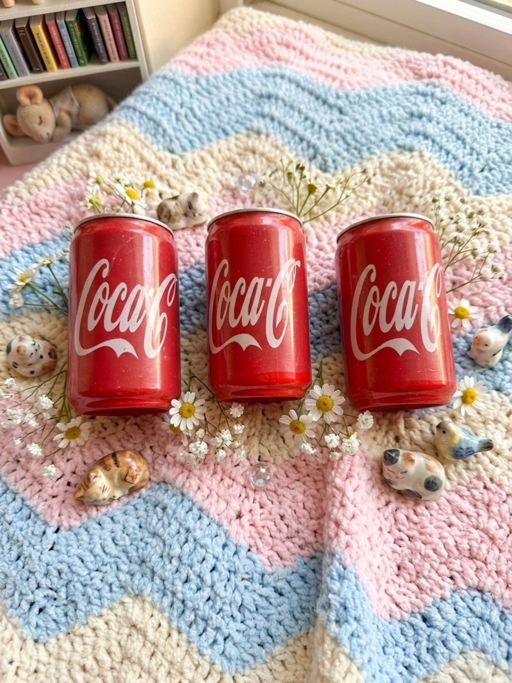 3 small Coke blind box surprise